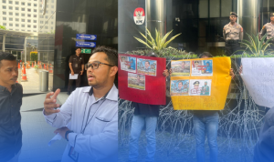 Puluhan Mahasiswa ALIMASI Aksi KPK RI (Ist). Puluhan Mahasiswa ALIMASI Aksi KPK RI (Ist).