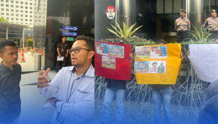 Mahasiswa ALIMASI Demo di KPK, Desak Bongkar Tambang Ilegal PT TMS yang Libatkan Keluarga Gubernur Sultra